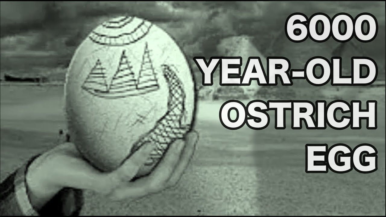 6000 year-old Ostrich Egg questions the age of the Pyramids of Giza