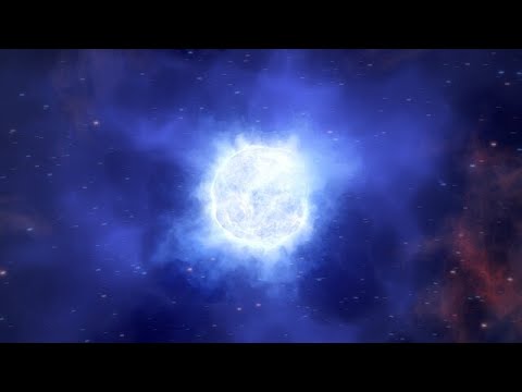 Artist’s animation of the disappearing star