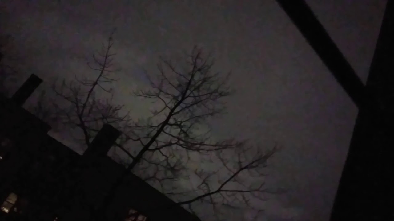 Strange purple thing in the sky!What