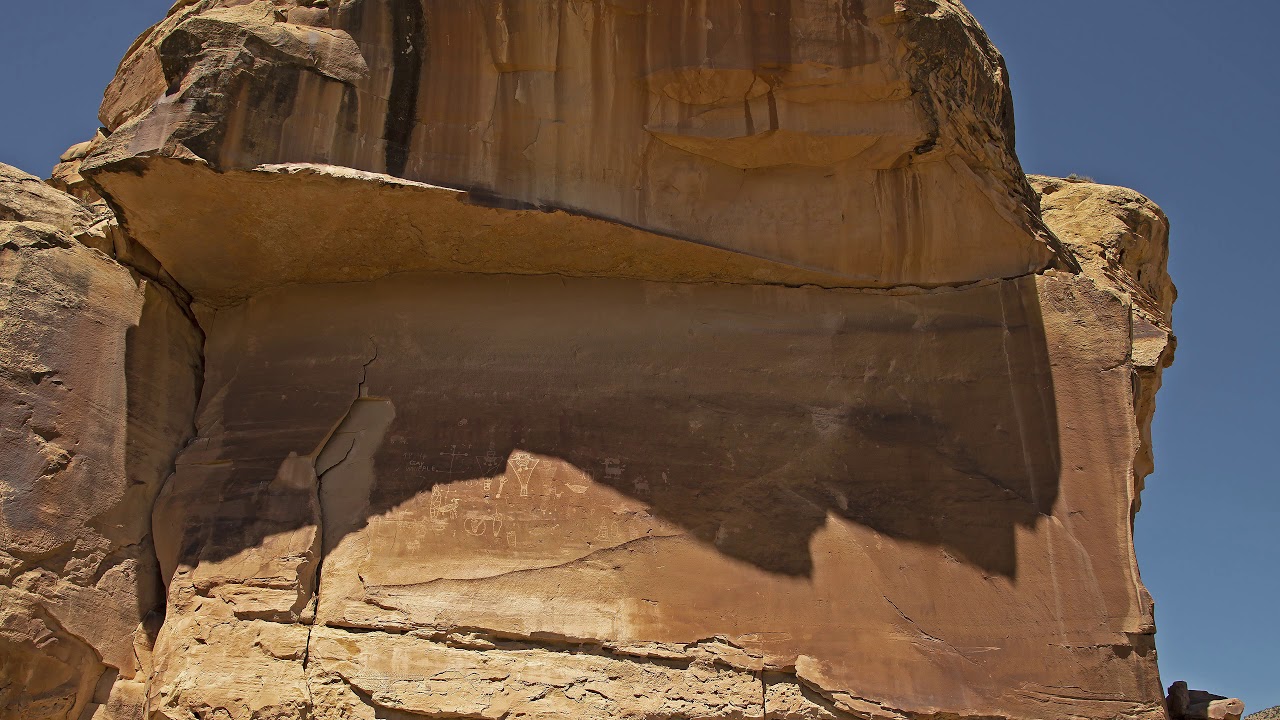 Sego Canyon Petroglyphs and Ghost Town in 4K