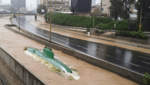An unprecedented flood in Israel brings the events of the