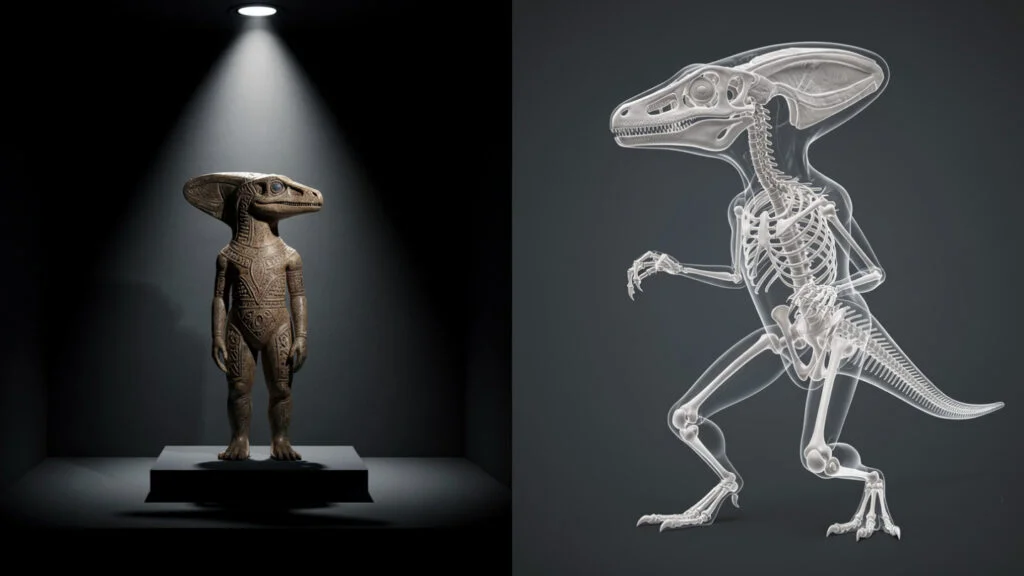 reptilian statue of horyuji 4