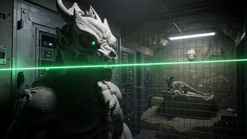 reptilian statue of horyuji