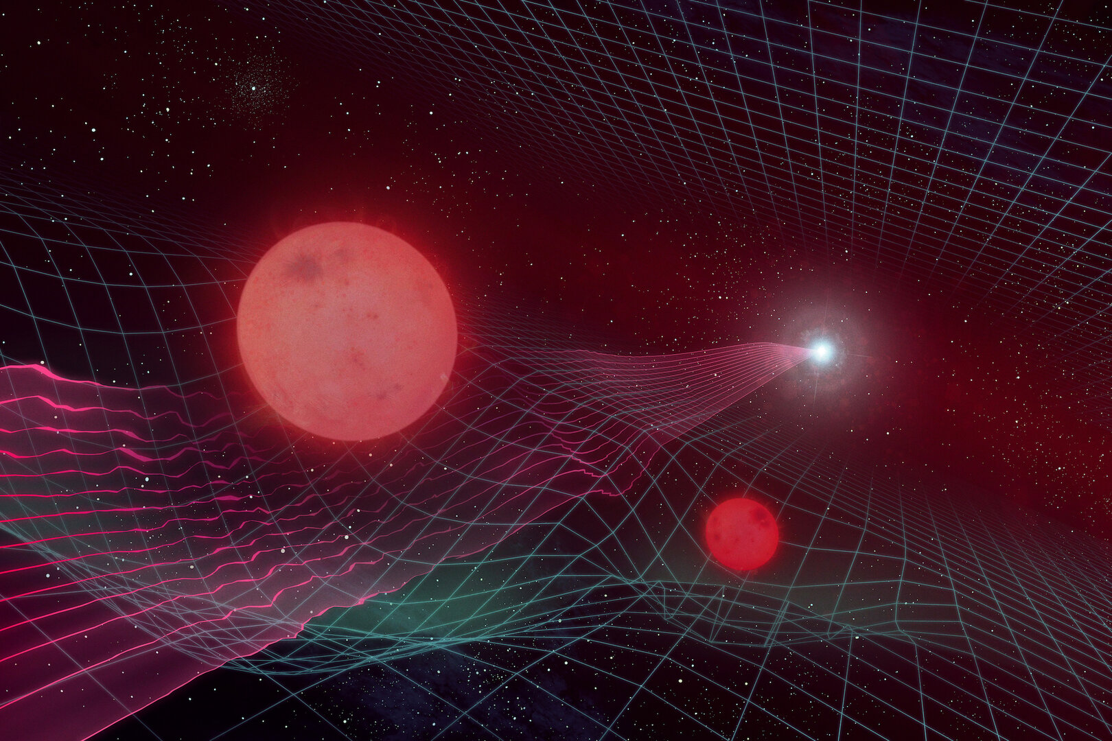 1580717570 Gravity lens discovered an invisible star system Naked Science