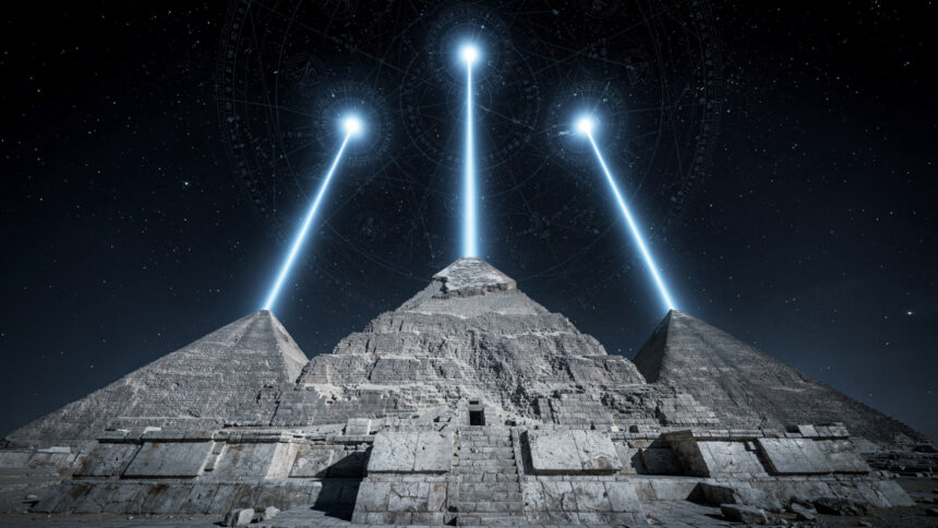 great pyramid of giza has been sending a message