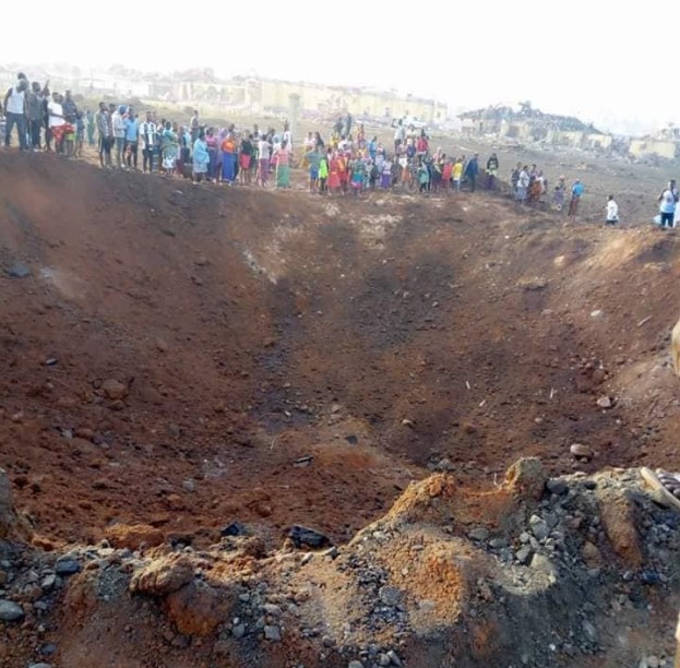 1585710652 71 NIGERIA Meteorite falls to Akure destroying more than 100 houses