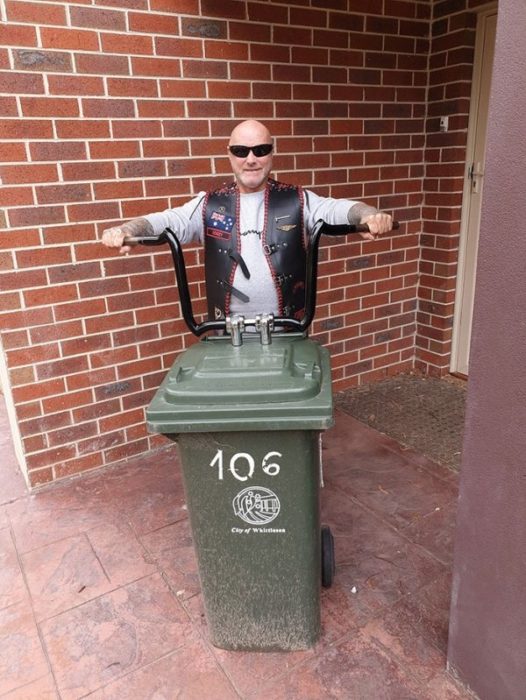 Australians dress up to take out trash People in Australia dress up to take out trash and quarantine fun