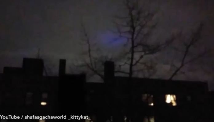 Strange blue lights appear in the skies around the world