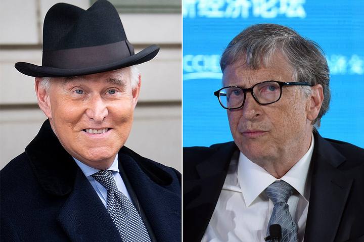 Roger Stone former Trump adviser says Bill Gates may have
