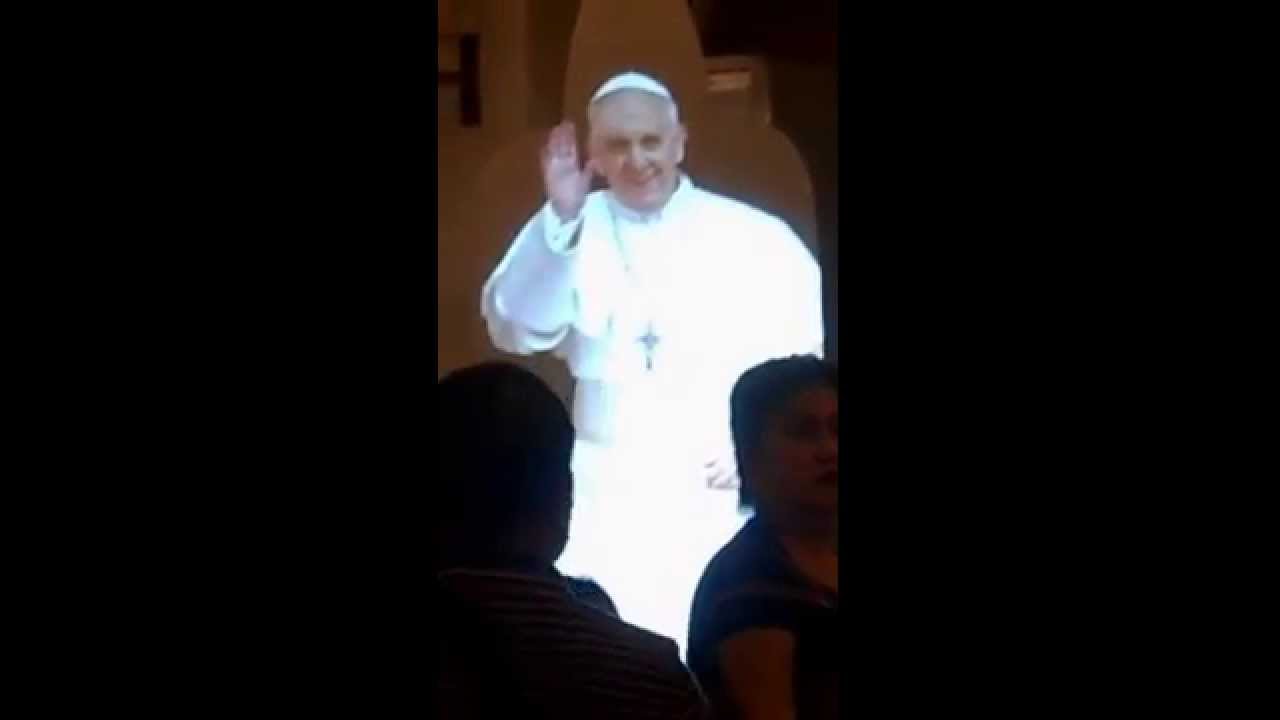 pope francis hologram