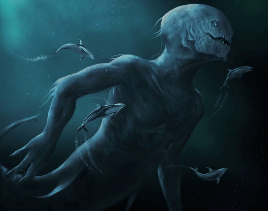 1589035840 212 strange humanoid creatures in the depths of the Arctic