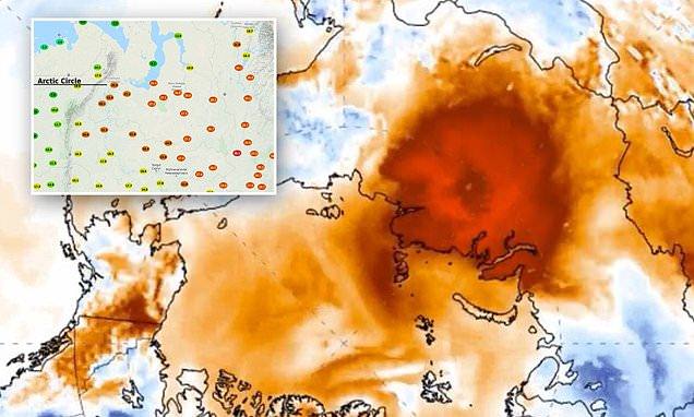 Alarming heat wave hits the Arctic and brings its temperatures