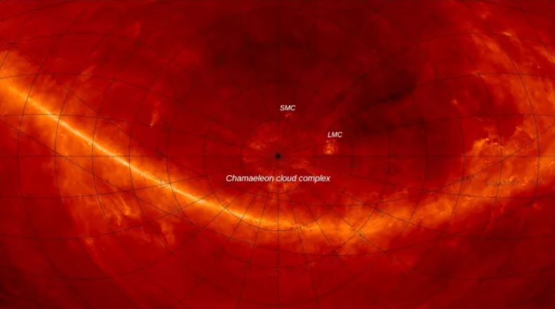 1,400 million light-years long 'Wall' discovered behind the Milky Way Discovered a
