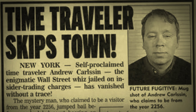 The unusual case of a time traveler who was captured by the FBI