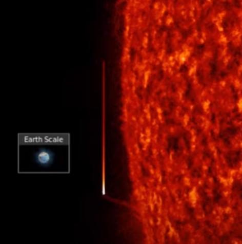 1596861966 363 The Solar Dynamics Observatory photographs a strange UFO like anomaly near