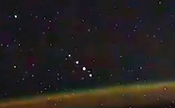 1598073164 473 International Space Station Cosmonaut Ivan Vagner records a UFO FLEET