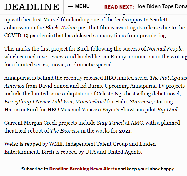 The Exorcist reboot set to premiere in 2021