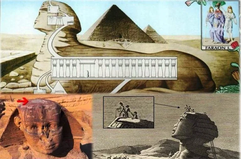 The head of the great Sphinx is it the gateway