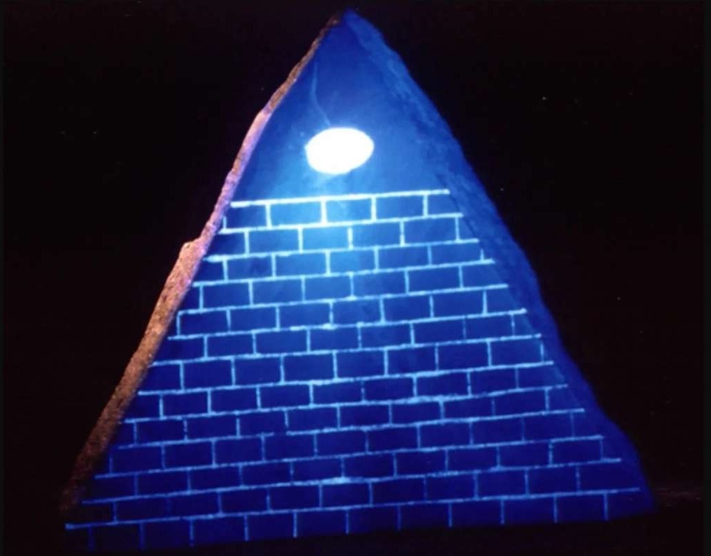 1984 glowing pyramid