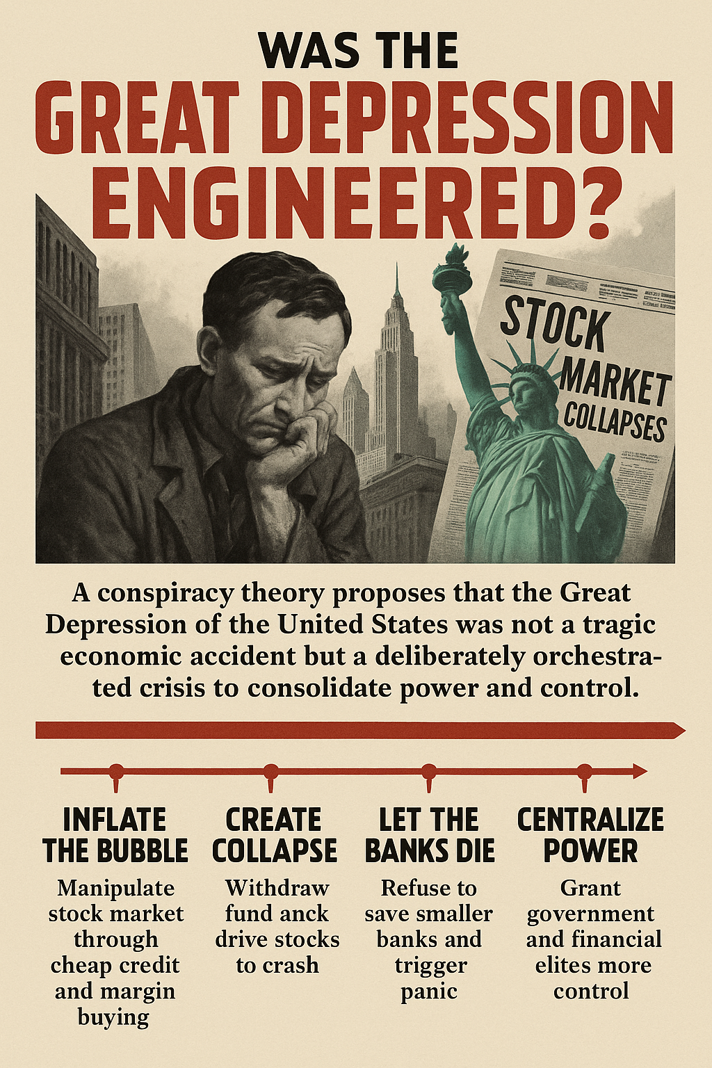great depression engineered
