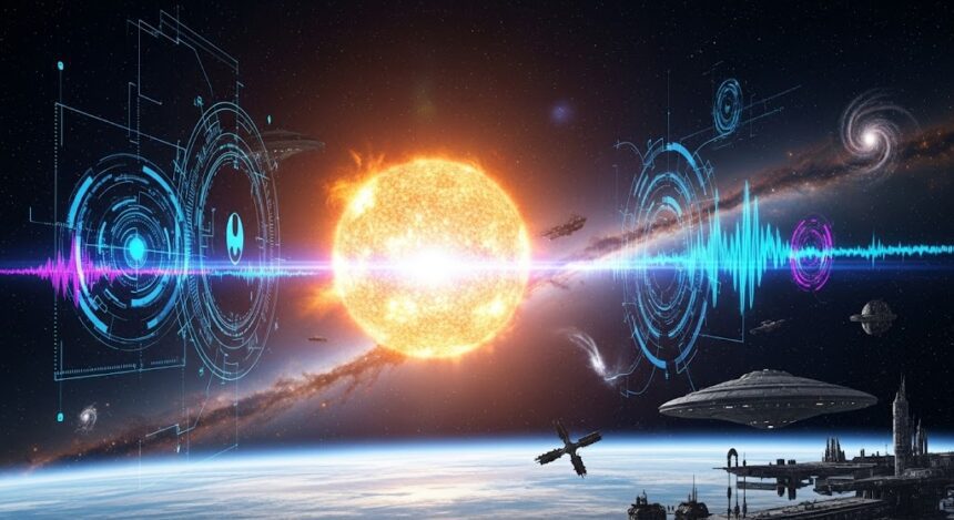 alien technology strange signals solar storms