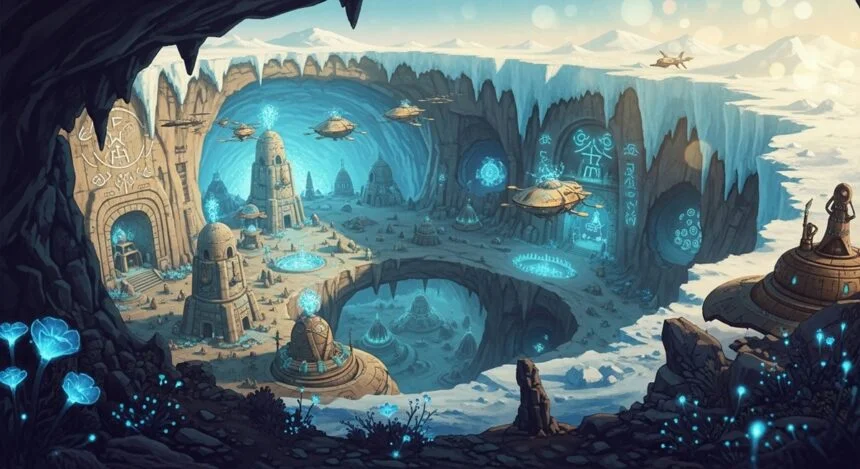 hollow earrh alien civilixation portal entrances