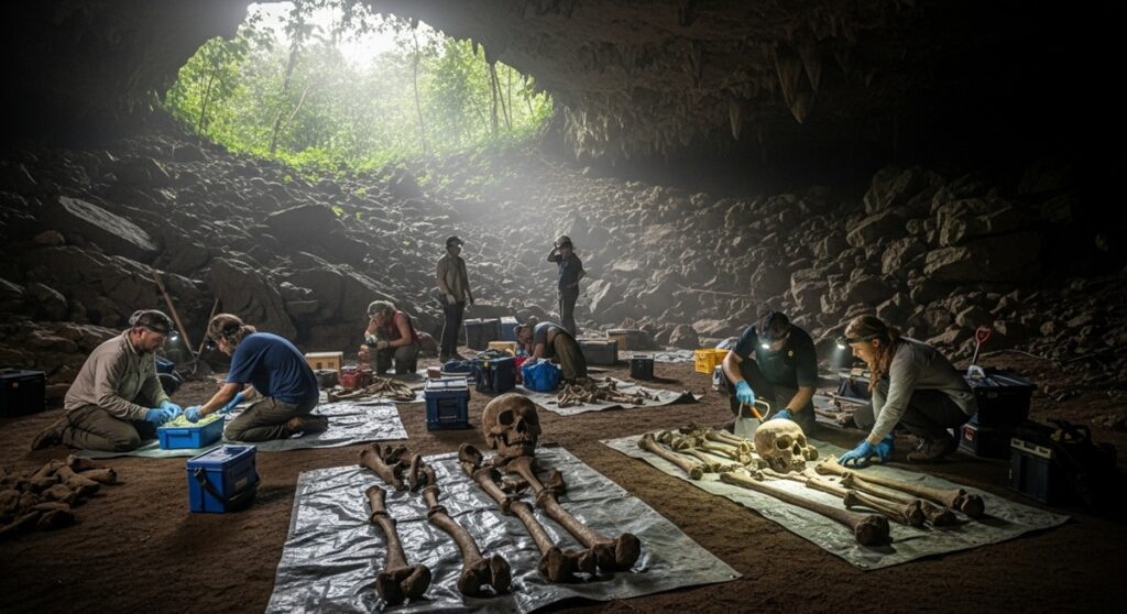 non human dna ancient equadorian bones 1