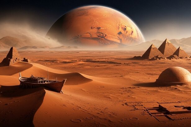 unusual structres on mars structures boats and pyramids