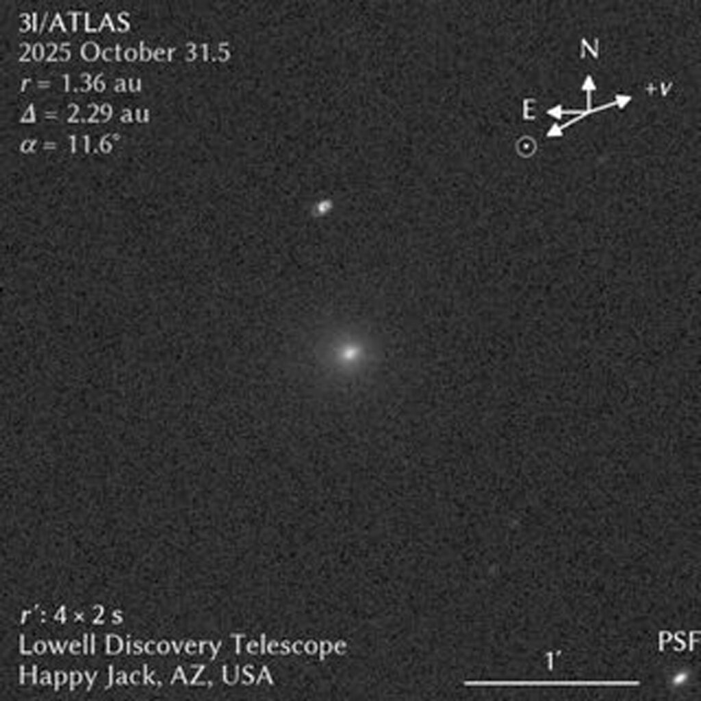 atlas comet unexplained acceleration 3