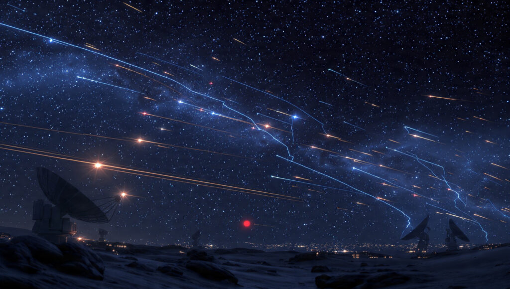 signlas from darkness fasr radio bursts 4